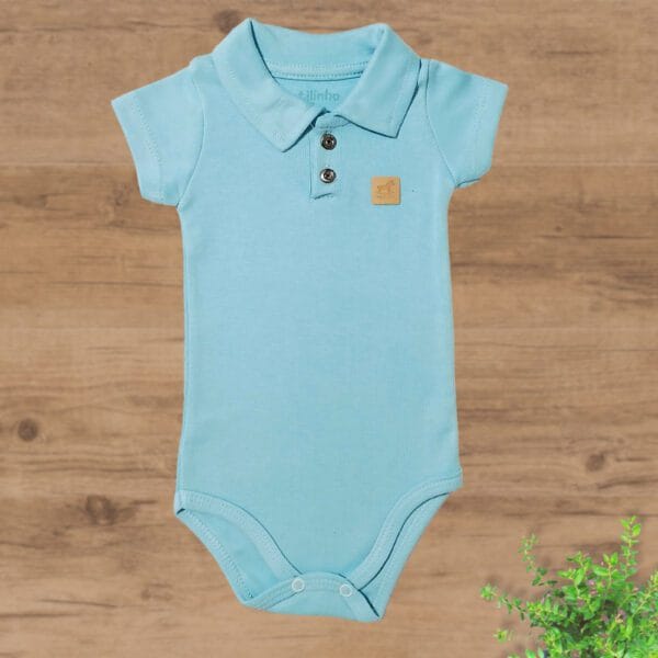 Body Polo Curto Suedini Liso - Imagem 4