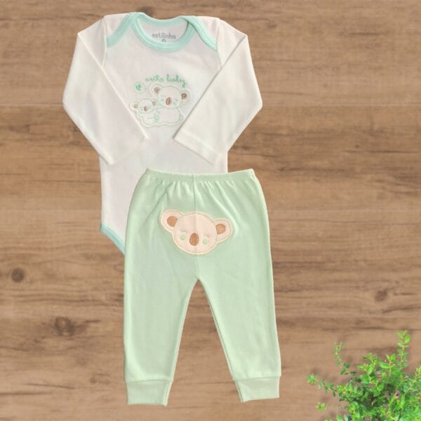 Conjunto Longo Suedini sem Pezinhos Coala