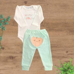 Conjunto Longo Suedini sem Pezinhos Home Grown