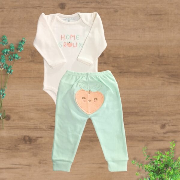 Conjunto Longo Suedini sem Pezinhos Home Grown