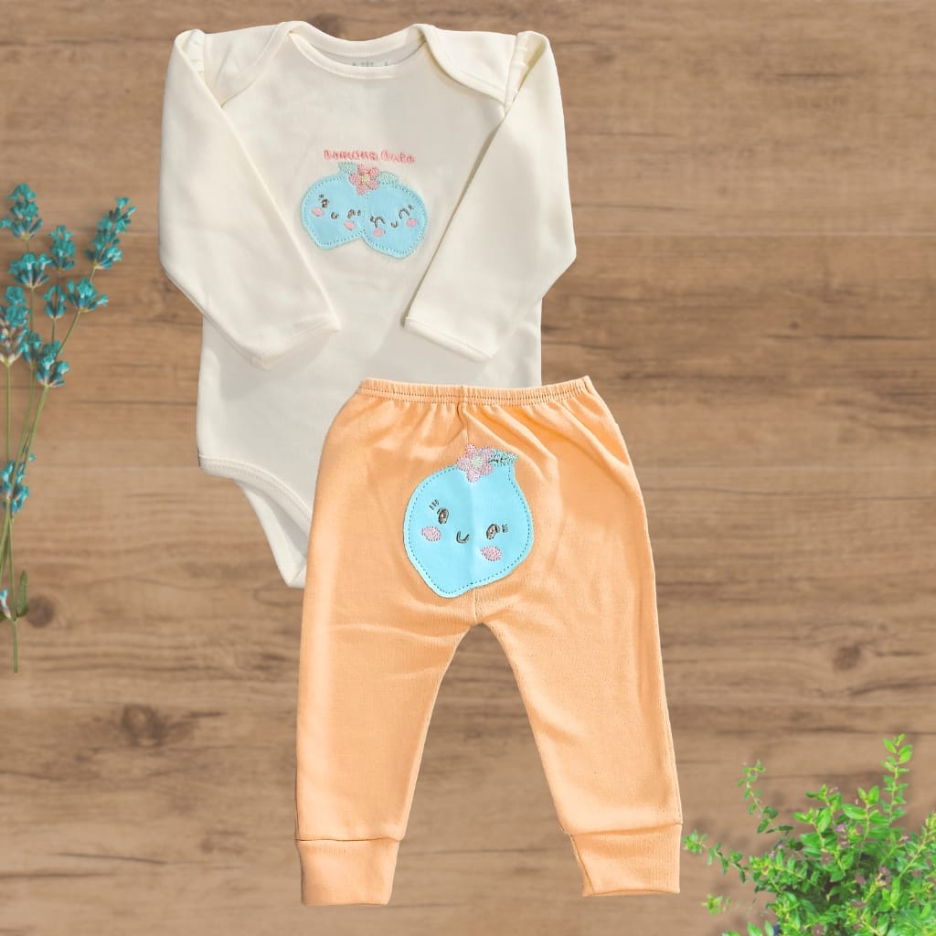 Conjunto Longo Suedini sem Pezinhos - Imagem 2