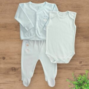 Conjunto Pagão Três Peças com Pezinhos Fechados