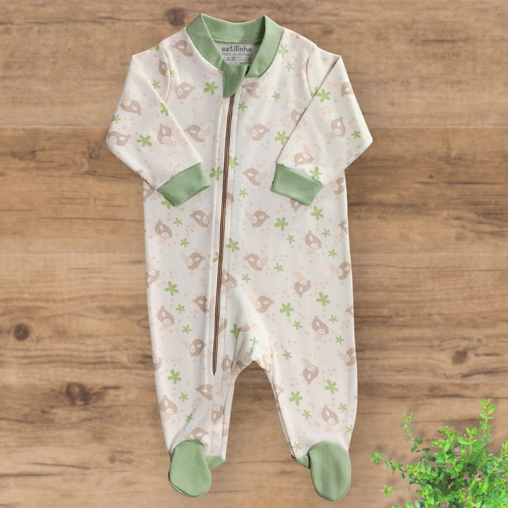 Macacão Suedini Estampado com Zíper e Pezinho Fechado - Imagem 2