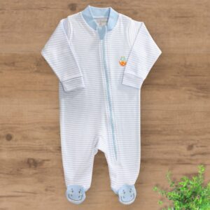 Macacão Suedini com Zíper Pezinho Fechado Dinossauro