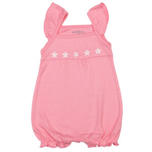 Banho De Sol Bordado Flor Sued