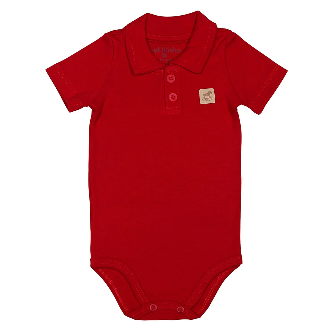 Body Polo Manga Curta - Imagem 5