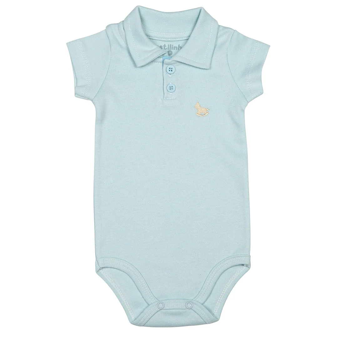 Body Polo Manga Curta - Imagem 4