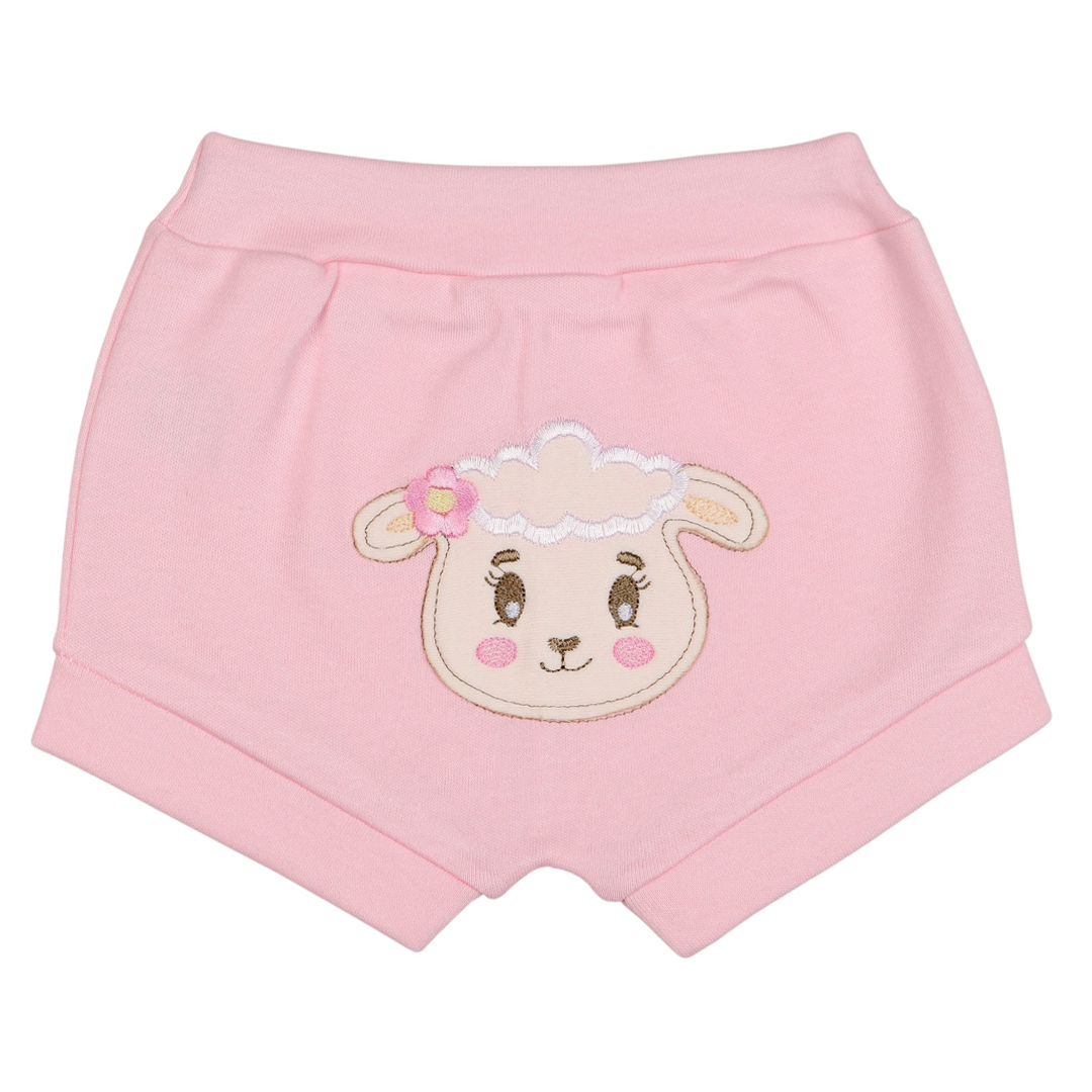 Kit Três shorts sued bordado bumbum carneirinho - Imagem 3