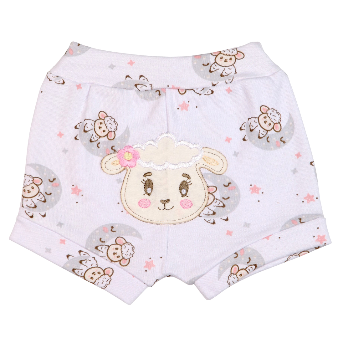 Kit Três shorts sued bordado bumbum carneirinho - Imagem 6