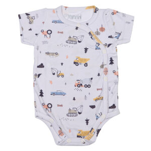 Body Kimono Curto Sued Pima