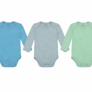 Kit Três Body Longo Suedine Liso Básico