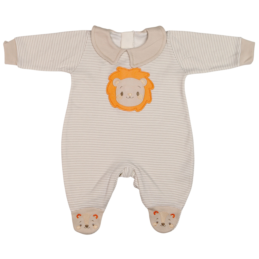 Macacão Gola Suedine Bordado Leão - Imagem 2