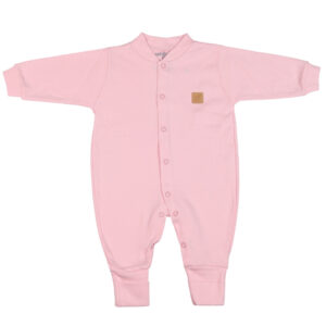 Macacão Longo Botão Reversível Suedine Liso