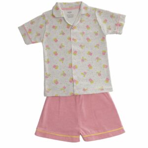 Pijama Americano Curto+Shorts Malha 100% Algodão