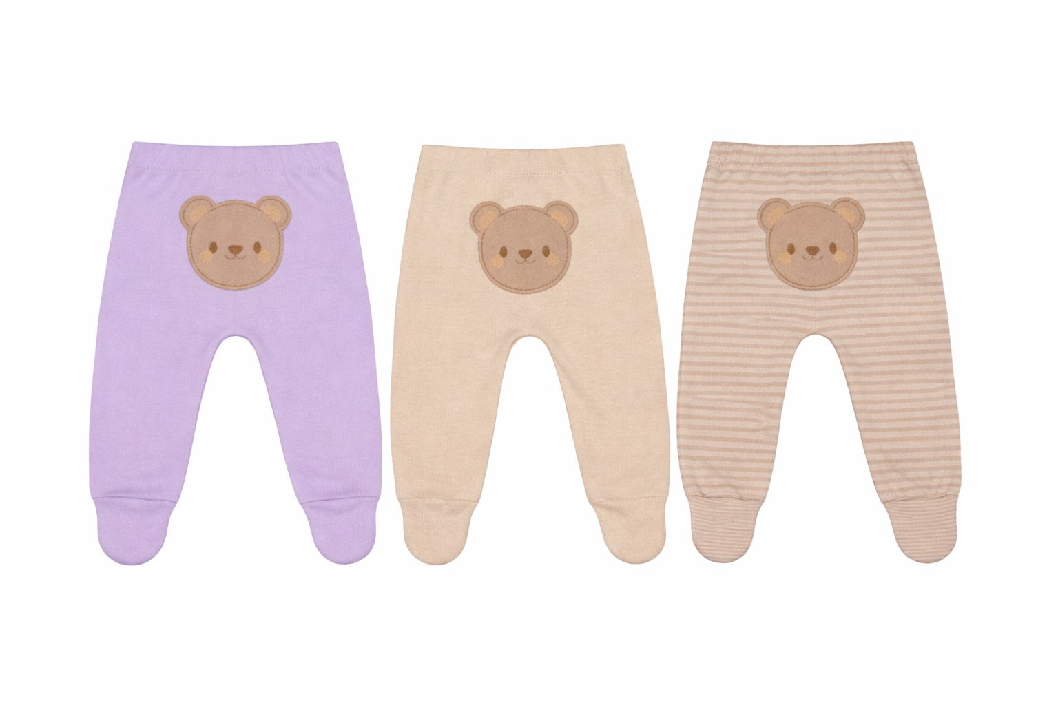 Culote Sem Elástico Anticólica Bordado Bumbum